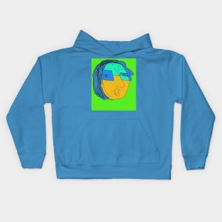 The human face Kids Hoodie